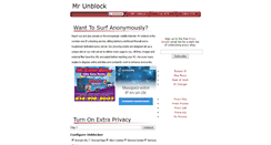 Desktop Screenshot of mrunblock.com